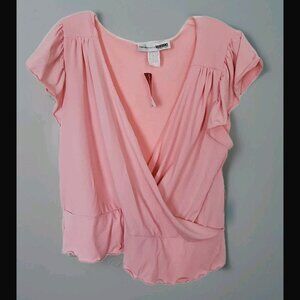 Vintage Y2K Torrid Necessary Objects Wrap Front Top Size 2x NWT